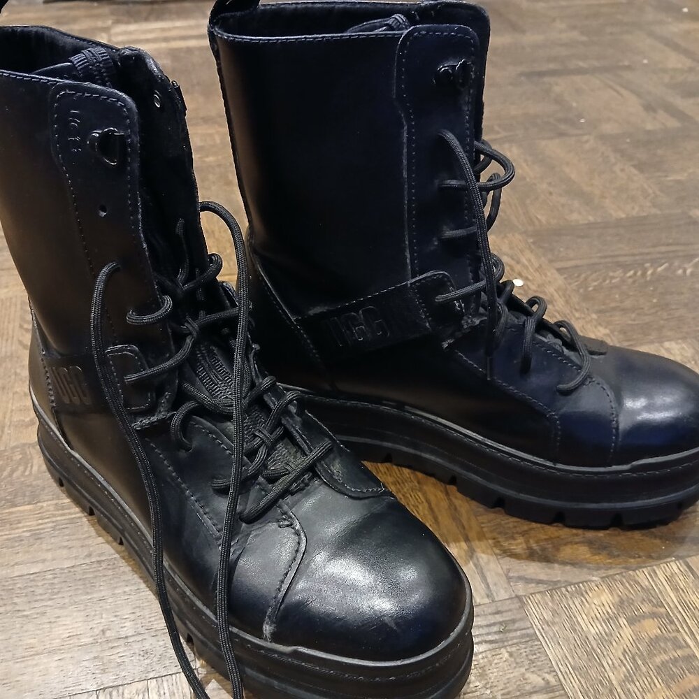 UGG Women's Sheena Platform Combat Boots